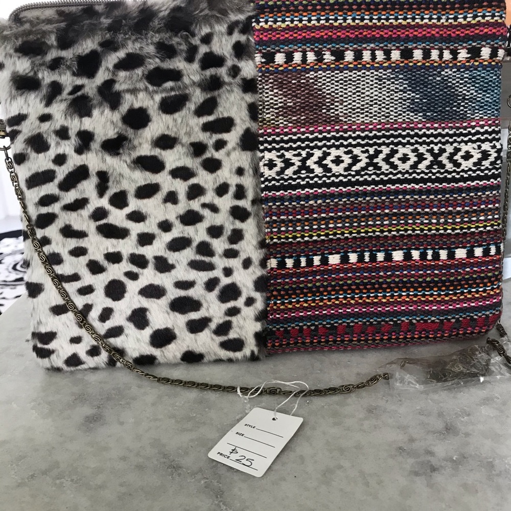 Purse fur feel fabric